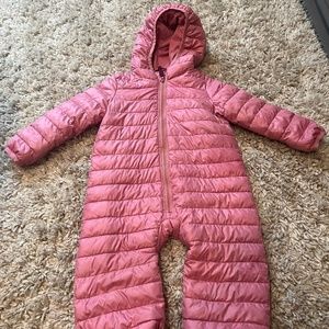 Baby puffer snow suit